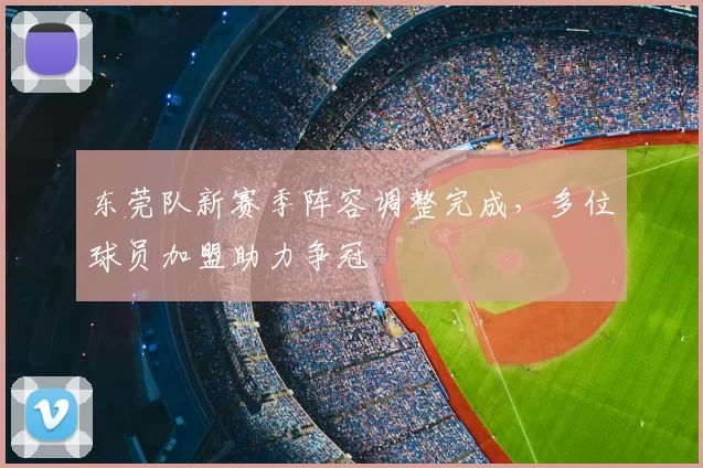 东莞队新赛季阵容调整完成,多位球员加盟助力争冠