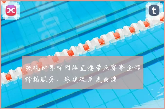 央视世界杯网络直播带来赛事全程转播服务，球迷观看更便捷